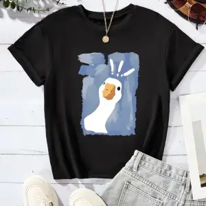 Curious Duck Baskılı