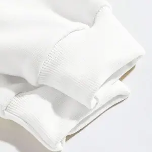 Dağ ve Güneş Desenli Damla Omuz Sweatshirt Beyaz