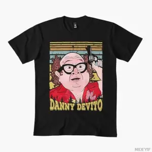 Danny Devito Film Yönetmeni Erkekler Kadınlar Için Tişört % 100% Pamuklu Tişörtler Kısa Kollu