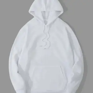 Darkness Beyaz Oversize Unisex Kapüşonlu Sweatshirt Hoodie