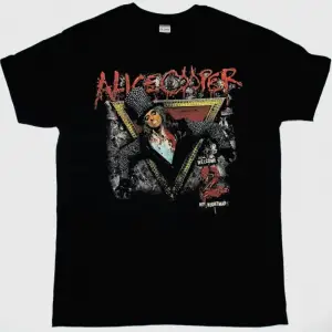 DAVID LEE ROTH CRAZY FROM THE HEAT NEW BLACK T-SHIRT ÖN VE ARAKA BASKILI