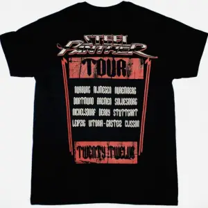 DAVID LEE ROTH EAT EM AND SMILE ROTH RULES NEW BLACK T-SHIRT ÖN VE ARAKA BASKILI