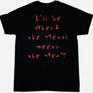 DAVID LEE ROTH SKYSCRAPER 1988 NEW BLACK T-SHIRT ÖN VE ARAKA BASKILI