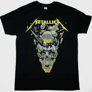 DEADLY AGRESSOR VIOLENT DEATH NEW BLACK T SHIRT ÖN VE ARAKA BASKILI