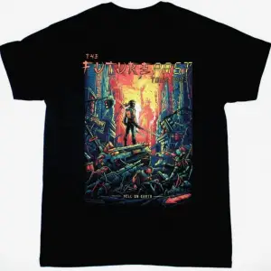 DEATH ANGEL SOLDIER NEW BLACK T-SHIRT ÖN VE ARAKA BASKILI