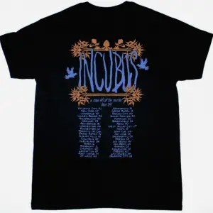 DEEP PURPLE BURN NEW BLACK T-SHIRT ÖN VE ARAKA BASKILI