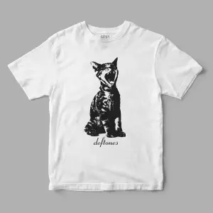 Deftones Cat Baskılı Tişört
