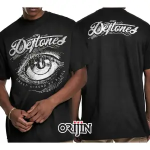 Deftones Creep Across My Skull Ön Arka Baskılı Unisex Siyah