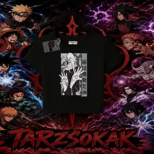 Deidara Naruto Anime Karakteri Kadın Baby Tee Beyaz