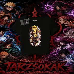 Deidara Naruto Anime Karakteri Kadın Baby Tee Beyaz