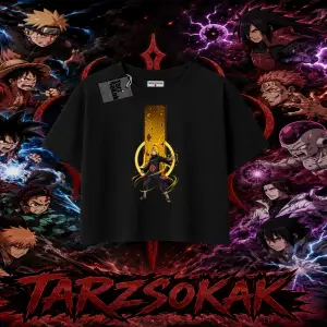 Deidara Naruto Anime Karakteri Kadın Crop Tişört Beyaz