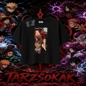 Deidara Naruto Anime Karakteri Kadın Crop Tişört Beyaz
