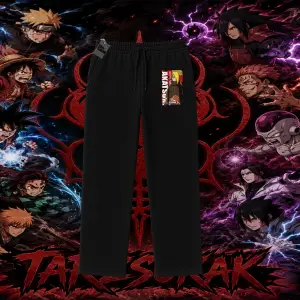 Deidara Naruto Anime Karakteri Unisex Baggy Eşofman Altı Beyaz