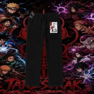 Deidara Naruto Anime Karakteri Unisex Baggy Eşofman Altı Beyaz