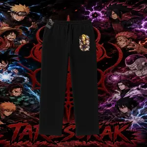 Deidara Naruto Anime Karakteri Unisex Baggy Eşofman Altı Beyaz