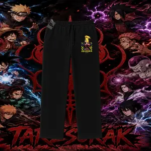 Deidara Naruto Anime Karakteri Unisex Baggy Eşofman Altı Beyaz