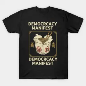 Democracy Manifest T-shirt Erkekler Kadınlar için %100 Pamuklu Tişörtler Kısa Kollu Üstler 10