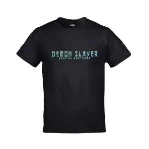 Demon Slayer Zenitsu Agatsuma Ön Arka Baskılı Unisex Siyah