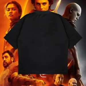 Dennis Villeneuve Baskılı Oversize Unisex Pamuklu Nefes Alan Kalın Kumaşlı