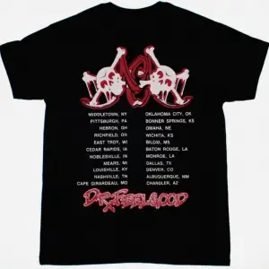DEPECHE MODE STRIPPED NEW BLACK T-SHIRT ÖN VE ARAKA BASKILI