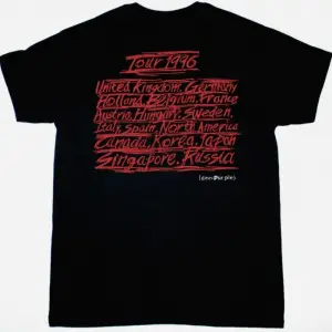 DEPECHE MODE VIOLATOR90 NEW BLACK T-SHIRT ÖN VE ARAKA BASKILI