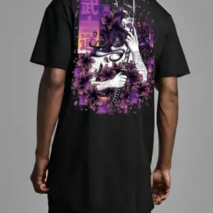 derzay  sırt baskılı oversize t-shırt