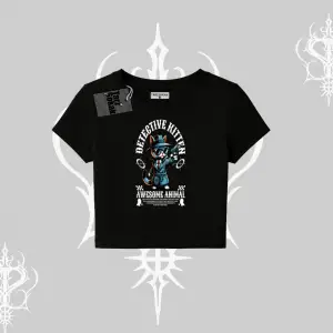 Detective Kitten Kedi Baskılı Babby Tee Tshirt