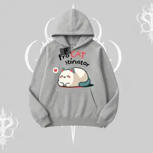 Detective Kitten Kedi Baskılı Biskilet Sweatshirt