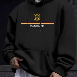 Deutschland Mektup Yaratıcı Baskı Unisex Spor Giysileri Sıcak Polar Kazak Sonbahar Spor Giysi