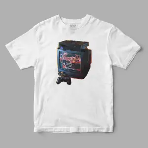 Devil My Cry Retro Konsol Baskılı Tişört
