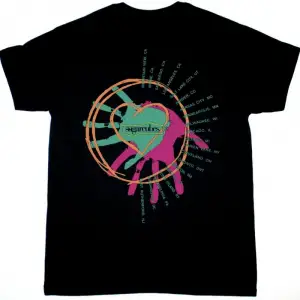 DIE ANTWOORD LOGO NEW BLACK T SHIRT ÖN VE ARAKA BASKILI