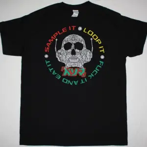DIE KRUPPS I 92 NEW BLACK T-SHIRT ÖN VE ARAKA BASKILI