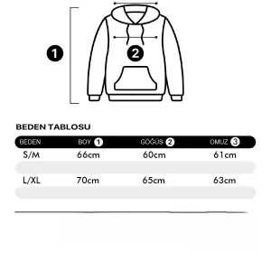 Dimension Leopar Baskılı Oversize Unisex Premium Beyaz