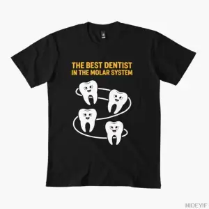 Diş Hekimi Komik Havalı Tişört Erkekler Kadınlar İçin %100 Pamuklu Tişörtler Kısa Kollu Üstle