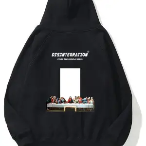 Disintegration Unisex Siyah Sweatshirt