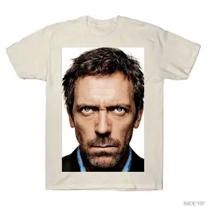 Doktor Evi Stare Erkek Kadın Tişörtü %100 Pamuklu Tişörtler Kısa Kollu Üstler 1103-3