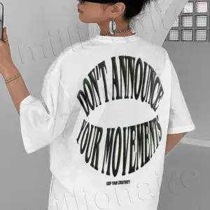 Dont Announce Beyaz Oversize Salas Boyfriend Kadın