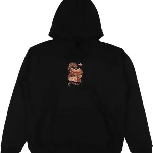 Dragon v2 Siyah Oversize Unisex Kapüşonlu Sweatshirt Hoodie