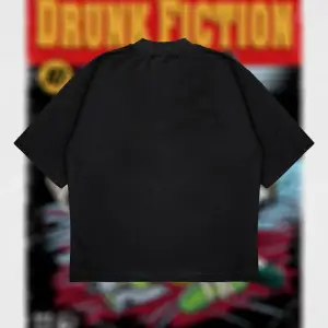 Drunk Fiction Oversize Unisex Pamuklu Nefes Alan Kalın Kumaşlı