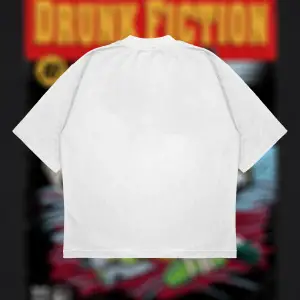 Drunk Fiction Oversize Unisex Pamuklu Nefes Alan Kalın Kumaşlı