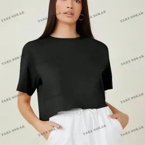 DÜZ  2 BASKISIZ Baskılı Oversize Kalıp Unisex T-shirt