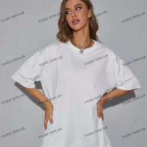 DÜZ  2 BASKISIZ Baskılı Oversize Kalıp Unisex T-shirt
