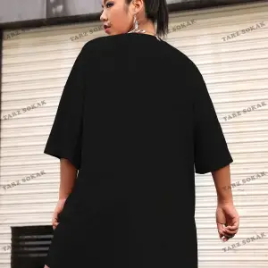 DÜZ  3 BASKISIZ Baskılı Oversize Kalıp Unisex T-shirt