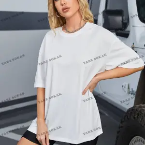 DÜZ  4 BASKISIZ Baskılı Oversize Kalıp Unisex T-shirt