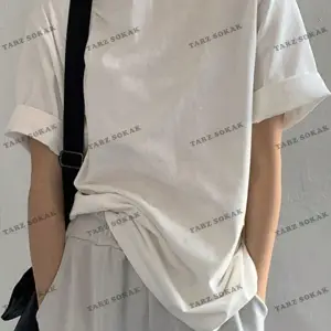 DÜZ  8 BASKISIZ Baskılı Oversize Kalıp Unisex T-shirt