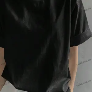 DÜZ  8 BASKISIZ Baskılı Oversize Kalıp Unisex T-shirt