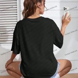 DÜZ  BASKISIZ Baskılı Oversize Kalıp Unisex T-shirt