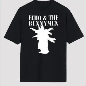 Echo And The Bunnymen Siyah Unisex Oversize Tişört T-shirt
