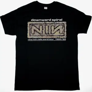 ECHO AND THE BUNNYMEN TOUR 88 NEW BLACK T SHIRT ÖN VE ARAKA BASKILI