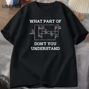 Elektrik Mühendisi T Shirt Elektrikçi devre Grafik Tshirt Babalar Günü Hediyesi Pamuk Kısa Ko 2918